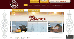Desktop Screenshot of delhi6.com.au